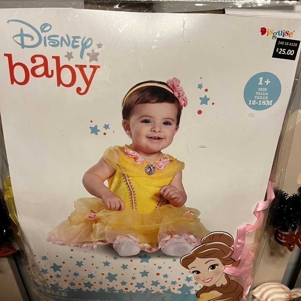 Disney Baby Belle Halloween Costume Size 1+ 12-18M - Picture 2 of 5